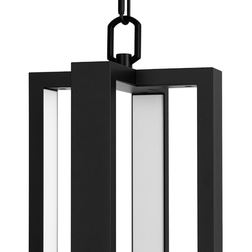 20.2 Inch Aluminum LED Modern Outdoor Pendant Light 2700K 2400LM