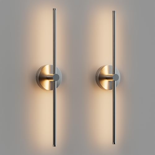 24 Inch LED Indoor Linear Wall Sconces Set of Two (2 Count)