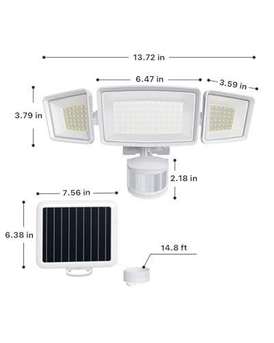 5 Motion Sensor Modes Solar Security Light