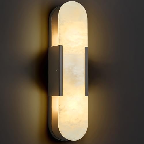 Natural Alabaster Wall Sconces