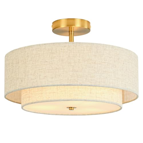 16" Semi Flush Mount Ceiling Light