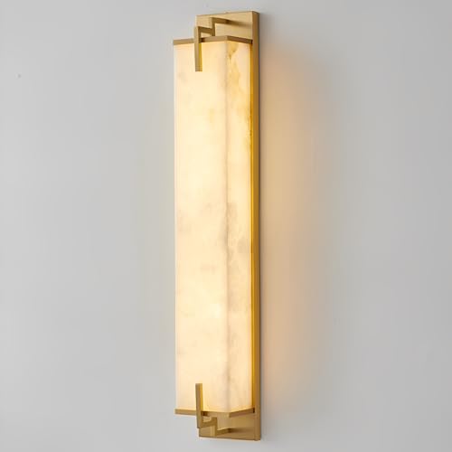 Modern Marble Wall Sconce Natural Alabaster Sconce
