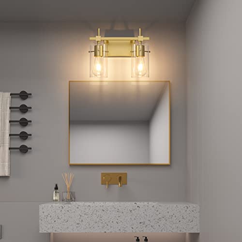 Gold Bathroom Light Fixtures 2 Light Wall Light Fixtures Bathroom Vanity Light Over Mirror Vintage Light