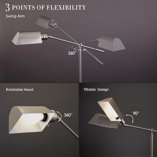 O’Bright Pharmacy Floor Lamp (Brushed Nickel)