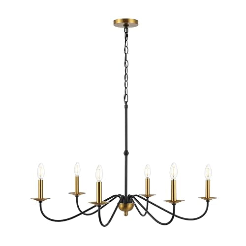 Wicklow 6 Light Farmhouse Chandelier 34.75"