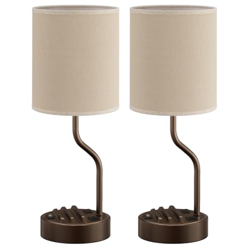 Bedside Lamps for Bedroom Set (2 Count)