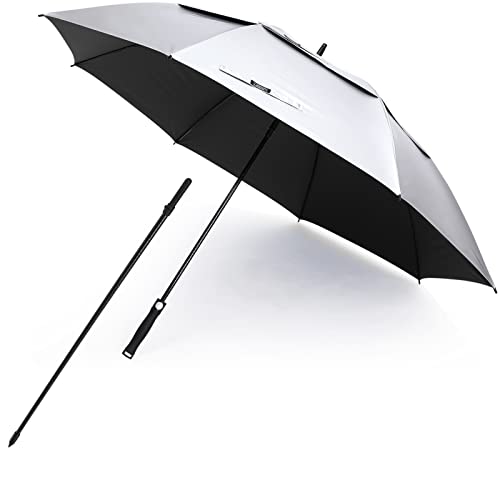 UV Golf Beach Umbrella 68”Auto Open Extra Large Sun Shade Umbrellas