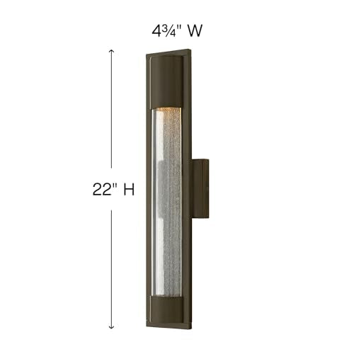 Mist Large Outdoor Aluminum Wall Sconce