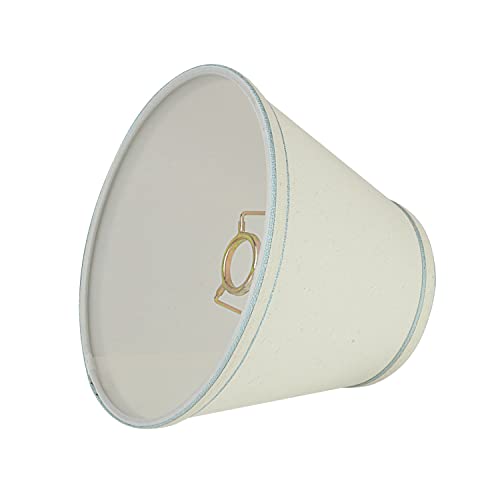 58909 Empire Uno Lamp Shade in Cream with Powder Blue