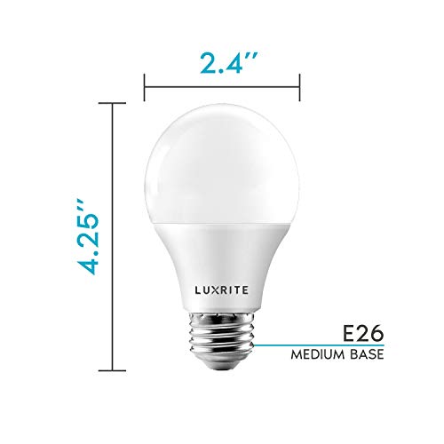 A19 LED Light Bulb 60W Equivalent 800LM 5000K Bright White (16 Count)