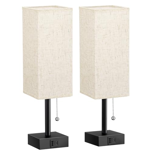 Bedside Lamps for Bedroom Set of 2 (2 Count)