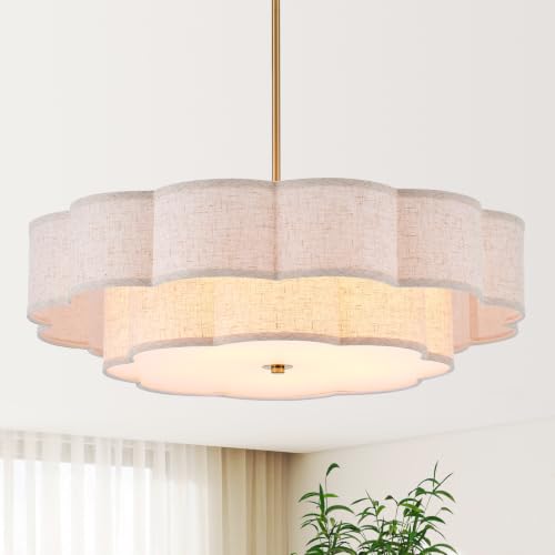 25.6" Large Drum Chandelier