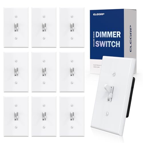 Digital Toggle Dimmer Switch for Dimmable LED (10 Count)