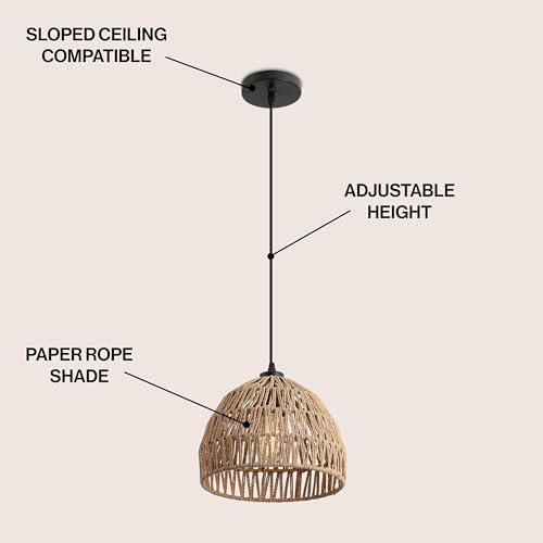 Campana 1 Light Pendant Dome Ceiling Lamp