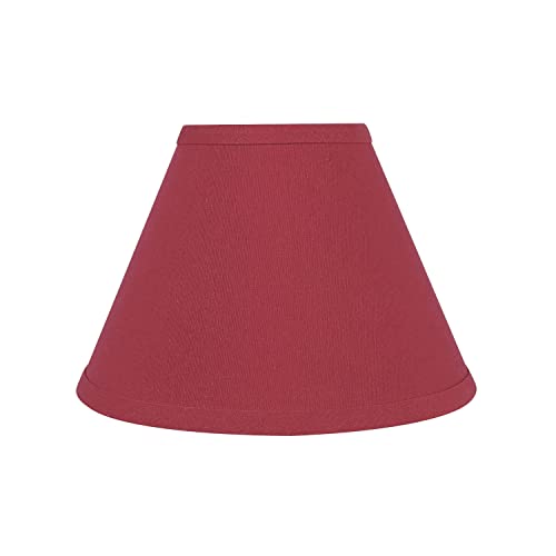 58879A Transitional Empire Shape Uno Construction Lamp Shade in Imperial Red