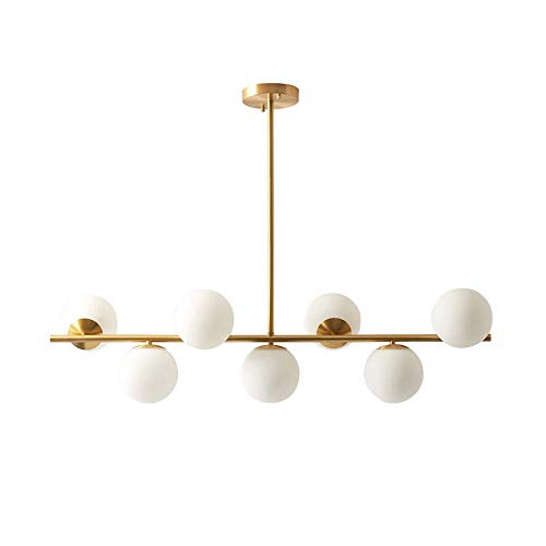 Lighting Modern Brass Linear Chandelier Pendant Light 7