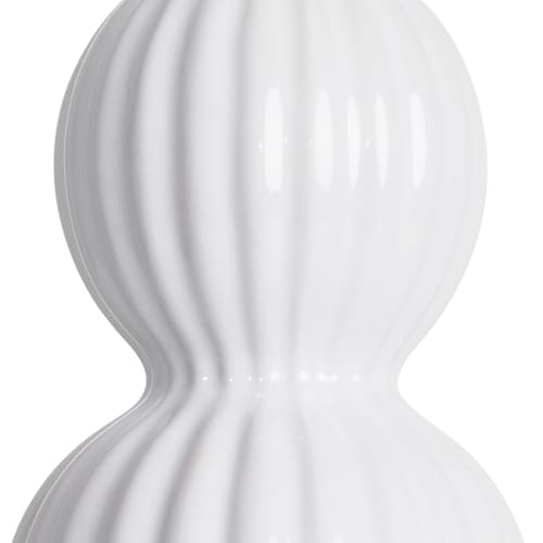 28" White Ceramic Table Lamps Set of 2 (2 Count)