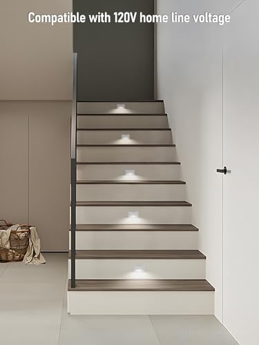 6 Pack 5CCT 120V LED Step Lights (6 Count)