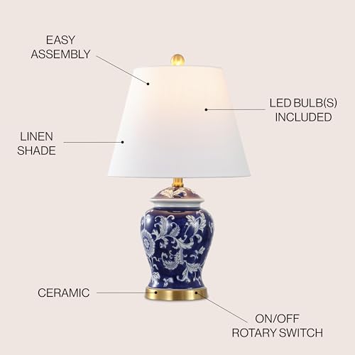 Penelope Ginger Jar 22" LED Table Lamp