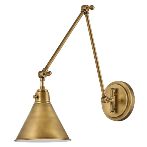 Arti Medium Long Swing Arm Single Light Wall Sconce