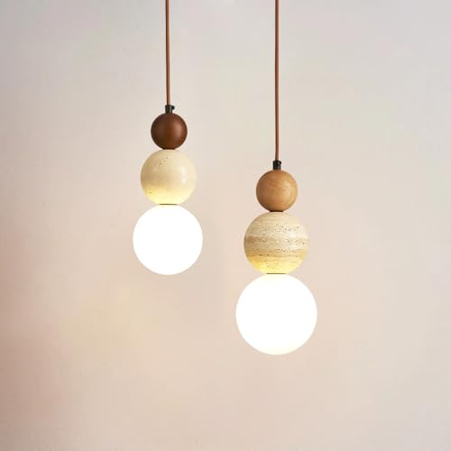 Modern Natural Stone Pendant Light