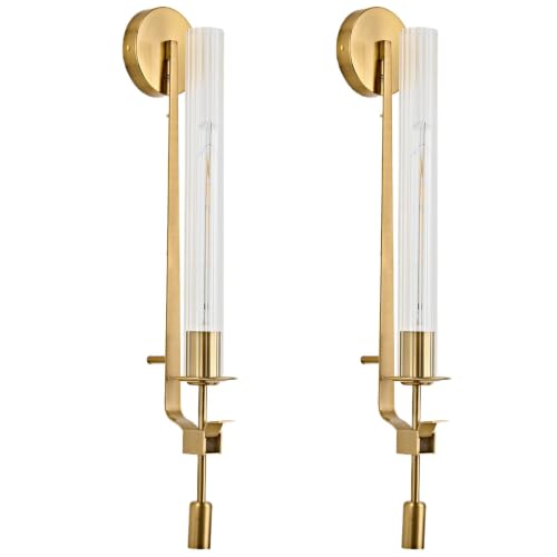 Gold Wall Sconces Set of 2 (2 Count)