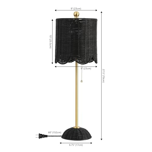 Celerie 27.5" Rattan Buffet Lamp (2 Count)