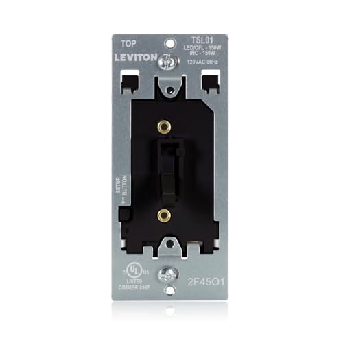 Toggle Slide LED Advanced Dimmer Switch for 150W Dimmable LED