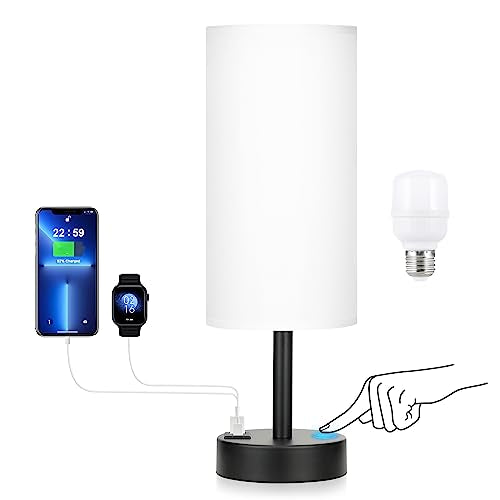 White Touch Table Lamp for Bedroom