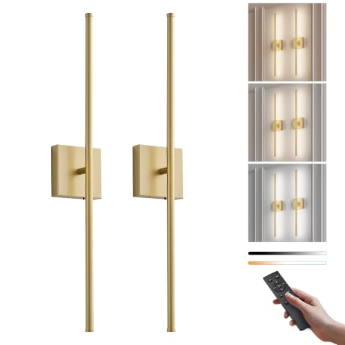 Rechargeable Wall Sconces Battery Operated Set of 2 (2 Count)