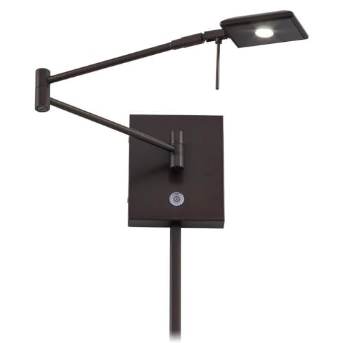 P4328 647 George's Reading Room LED Swing Arm Wall Lamp