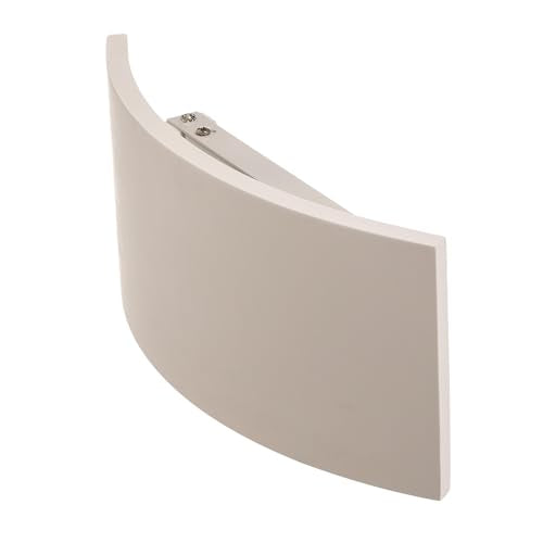 13.8" Paintable Plaster Wall Sconce Light