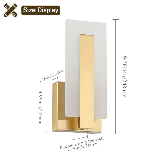 Modern LED Wall Sconce Set of 2 (2 Count)