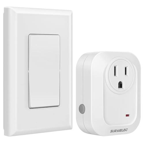 Wireless Wall Switch Remote Control Outlet