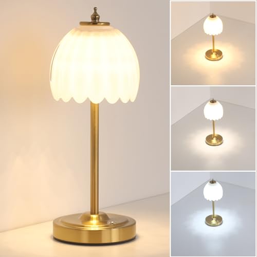 Tulip Table Lamp with 5000mAh Battery & Touch Control