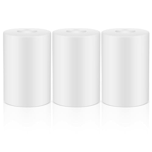 3 Pack White Frosted Glass Lamp Shade Replacement (3 Count)