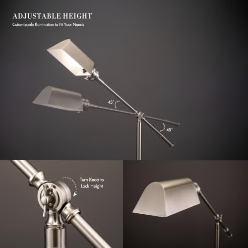 O’Bright Pharmacy Floor Lamp (Brushed Nickel)