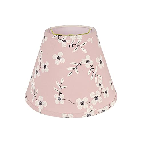 32633A Transitional Empire Shape Spider Construction Lamp Shade in Pink