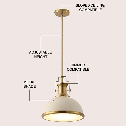 Homer Industrial Dome Pendant 13"