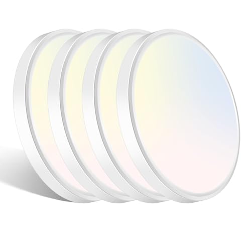 12 inch Flush Mount LED Ceiling Light Fixture (4 Count)