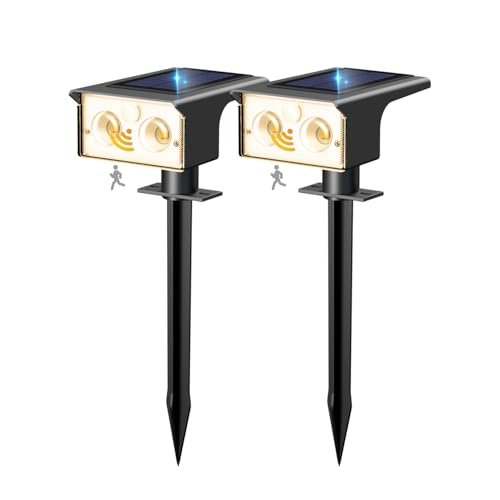 2 Pack Solar Lights Outdoor Waterproof (2 Count)