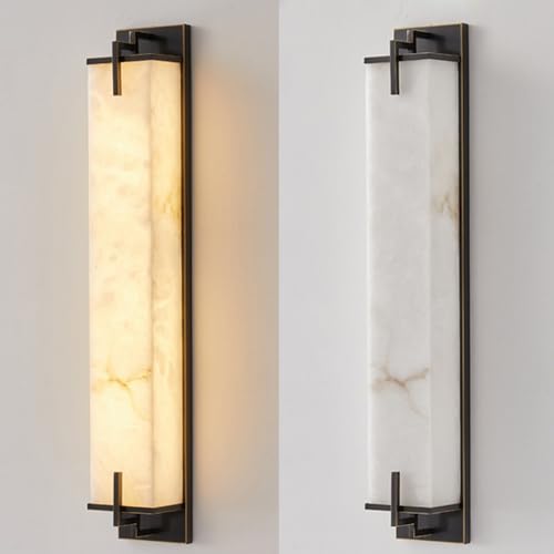 Modern Marble Wall Sconce Natural Alabaster Sconce