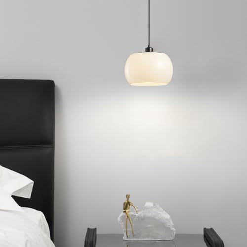 White Globe Ceiling Hanging Light Mid Century Ceiling Fixtures