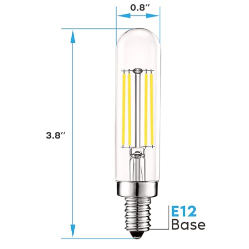 Vintage E12 LED Bulb 60W Equivalent (12 Count)