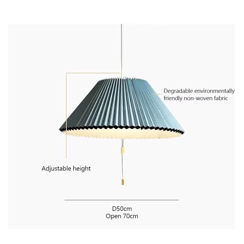 Art Design Pleated Deformed Fabric Umbrella Chandeliers Home Art Decoration LED Pendent Lamp Modern Simple Hanging Lamp