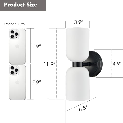 Black Wall Sconce Modern 2