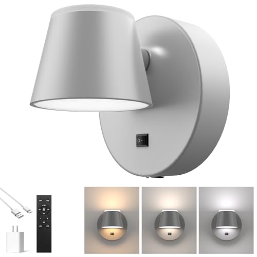 Battery Operated Wall Sconce with Remote