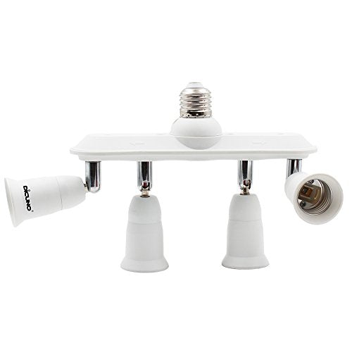 Light Socket Splitter 4 Way Adapter