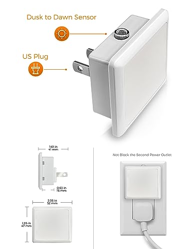 Night Light Night Lights Plug into Wall (6 Count)