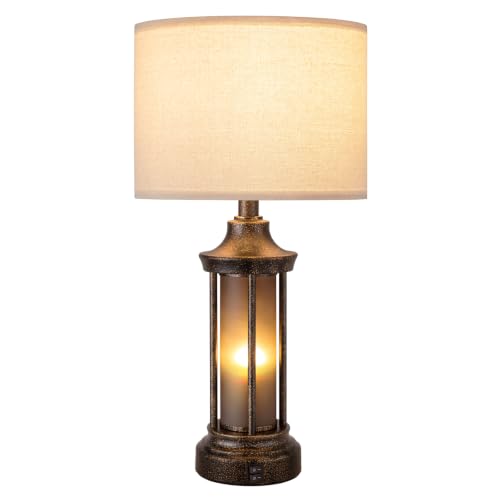 24" Farmhouse Table Lamps for Living Room